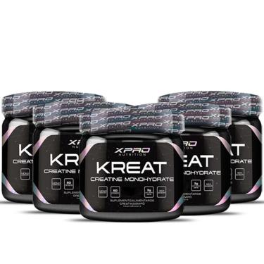 Imagem de Kit 5x Da Melhor Creatina Kreat 150g - XPro Nutrition-Unissex