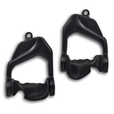 Imagem de Puxador Crossover Anatomico Estribo Pegada Fechado Academia Musculacao