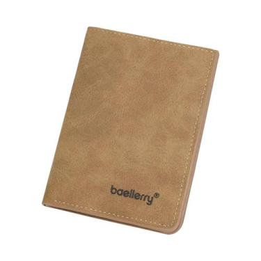 Imagem de Carteira Vertical Masculina Elegante Com Múltiplos Compartimentos Para