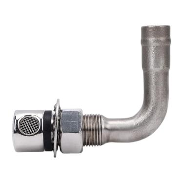 Imagem de Tbest Ventilação do Tanque de Combustível de Gás para Barco, Válvula de Ventilação de Combustível de Barco de Aço Inoxidável de Grau Marinho 90° para Mangueira de 5/8 Polegadas,