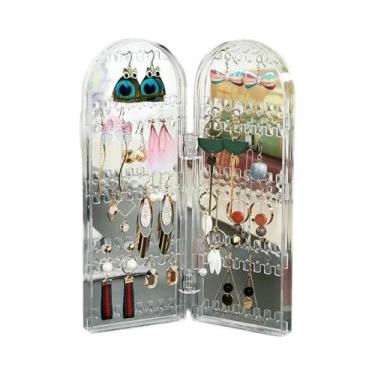 Imagem de Suporte Dobrável Para Organizar Joias, Porta-Brincos, Suporte Para Col