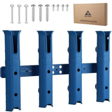 Imagem de Suporte de vara de pesca GearTrust de 4 tubos ajustável