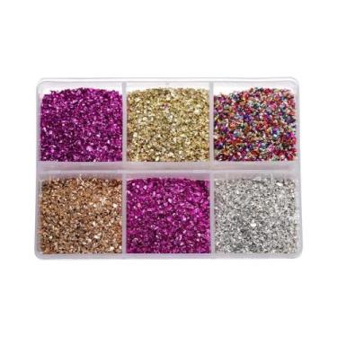 Imagem de 30g De Pedras De Vidro Trituradas Para Resina, Pedras Irregulares Queb