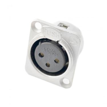 Imagem de Plug Xlr Santo Angelo Canon Painel Femea Niquel