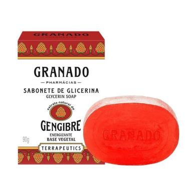 Imagem de Sabonete Granado Gengibre Em Barra Vegetal Glicerina 90g
