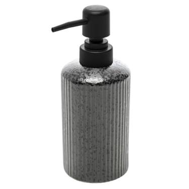 Imagem de WOLFF - Porta Sabonete Líquido Lines 340ml Preto Cerâmica