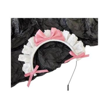 Imagem de Tiara De Renda Com Laço Para Fantasia De Halloween, Acessório De Cabel