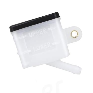 Imagem de SYUU Tanque universal de cilindro mestre de freio traseiro para motocicleta copo de óleo reservatório de garrafa de fluido