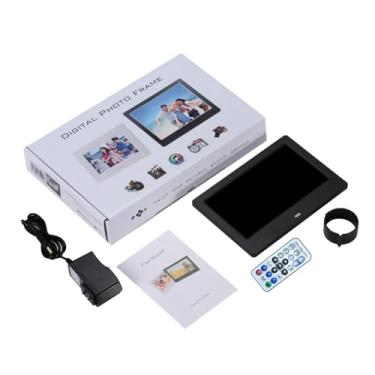 Imagem de Quadro Digital com Tela HD IPS Reprodutor Multifuncional para Imagens Música Filmes Calendário Alarme Suporta Cartão de Armazenamento até 32GB