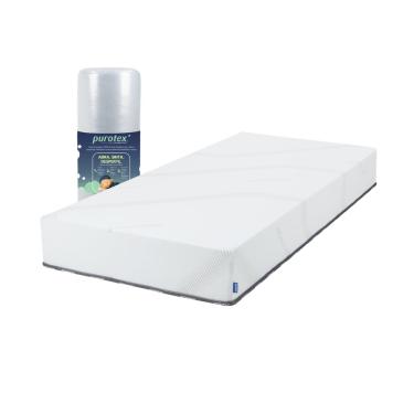 Imagem de Colchão Sonos Sense Purotex Solteiro Ortopédico Espuma D28 88x188x19 a Vácuo