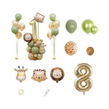 Imagem de Decoração De Festa De Aniversário Para Meninos Com Tema De Selva, 38 P