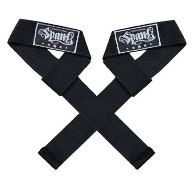 Imagem de Tala Strap Cross Exercício Musculação Academia Pulso Par Spank-Unissex