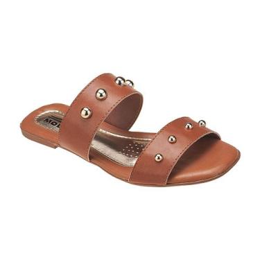 Imagem de Sandália Rasteira Chinelo Feminino Conforto Rasteirinha Moda Pé Cor:Ca