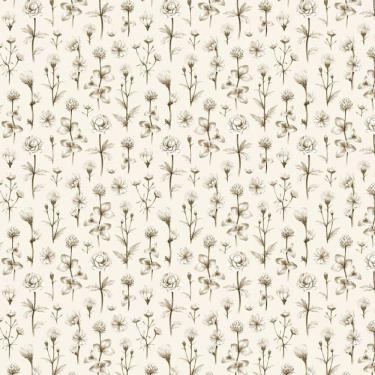 Imagem de Papel De Parede Floral Flores Botões Autocolante Lavavel