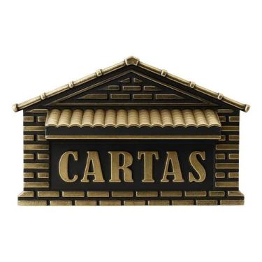 Imagem de Caixa de Correio Modelo Universal Tijolinho Correspondência Casa Fundo