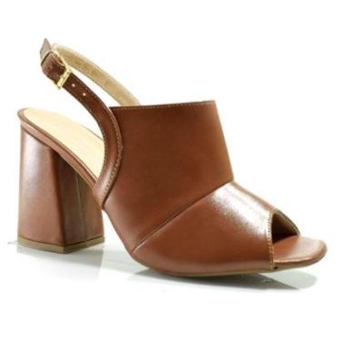 Imagem de Sandália de Salto Bloco Feminina Cazzualen 488.3513-Feminino