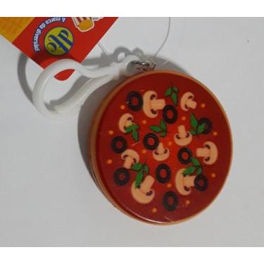 Imagem de Chaveiro De Espuma Macia Fofoflex Clip On Mega Mix - DTC, Pizza