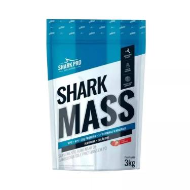 Imagem de Shark Mass Pouch 3kg Morango - Sharkpro Suplementos