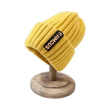 Imagem de Gorro Feminino De Inverno Quente De Tricô Com Proteção Para Orelhas Lo