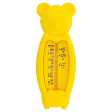 Imagem de Termômetro De Banho Bebê Infantil Monitor Temperatura Da água - Urso Amarelo