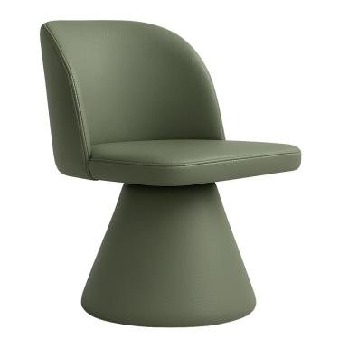 Imagem de Cadeira De Jantar Liz Base Fixa Corano Verde - Nexta Casa