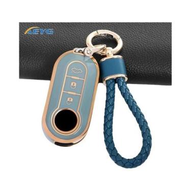 Imagem de Capa De Chave Flip Em TPU Para Fiat 500, Ducato, Punto, Panda, Lancia 