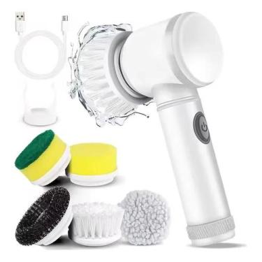 Imagem de Escova De Limpeza 5 Em 1 Mágica Elétrica Mop Magico Multifun - Congrat