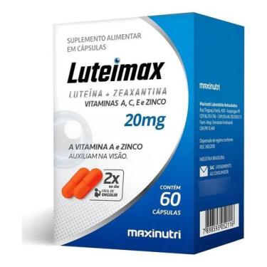 Imagem de Luteína & Zeaxantina 20mg Vitaminas A C E Zinco Maxinutri Sa - Congrat