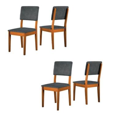 Imagem de Kit 4 Cadeiras De Jantar Córdoba Tecido Dallas