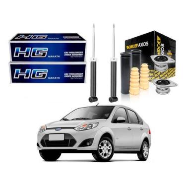 Imagem de Kit Amortecedor Traseiro Fiesta Sedan 1.0 1.6 2010 A 2014 - Nakata