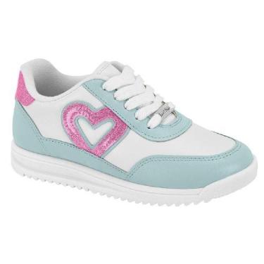 Imagem de Tenis molekinha casual coracao ref 2583.107.28656 menina, 28, Branco, 