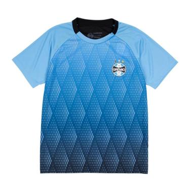 Imagem de Camiseta Infantil Betel Grêmio Raça Degradê Azul/preto-Masculino