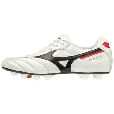 Imagem de Chuteira de Campo Masculina Mizuno Morelia II Japan MD, Branco, 45