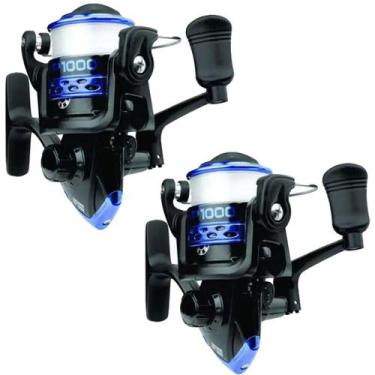 Imagem de 2 Molinetes Ultra Light Lp 1000 com Linha Albatroz Drag 3kg