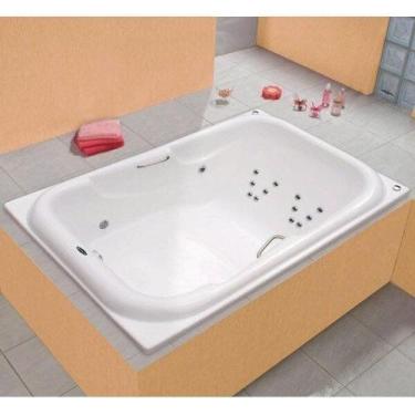 Imagem de Banheira Hidromassagem Astra Double Tahiti Super Luxo 180CMX130CMX63CM