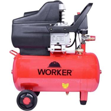 Imagem de Compressor Portátil 24 Litros 220v Worker 2hp 8 Bar