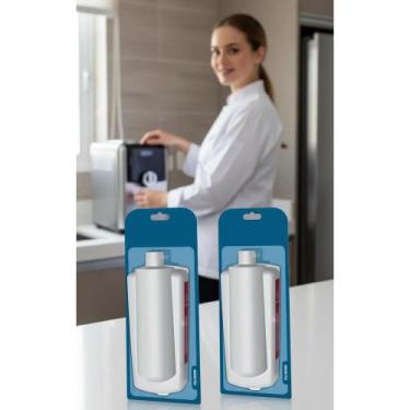 Imagem de 2x 2 Refis Filtro Purificador Água Qualidade Superior Branco - Congrat