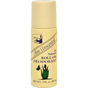 Imagem de Desodorante Roll-On Alvera Aloe Sem Perfume 89ml Pacote com 4