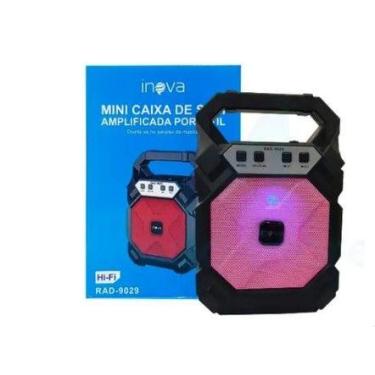 Imagem de Caixa de Som Portátil Amplificada Inova RAD9029 para Ar Livre e Uso Di