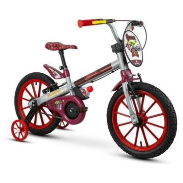 Imagem de Bicicleta Infantil Avengers Aro 16 Com Rodinhas Nathor