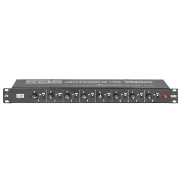 Imagem de Amplificador De Fone 8 Canais Mono E Estéreo AF8 Genin Rack 19 1U Sant