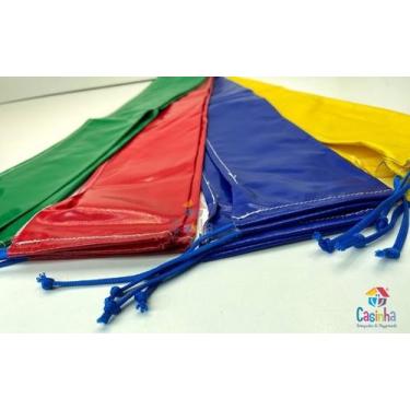 Imagem de Kit 6 Capas Protetora Colorida Para Hastes Cama Elástica - Casinha Bri