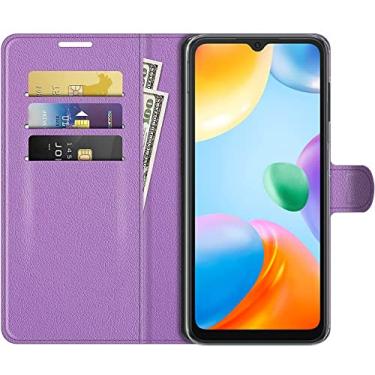 Imagem de Capa Capinha Carteira Para Xiaomi Redmi 10c Case Couro Flip Wallet 360 (Lil�s)