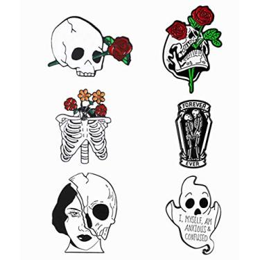 Imagem de Conjunto de 7 pinos esmaltados GYAYU para mochilas, broches fofos para jaquetas esmaltadas para broches de lapela