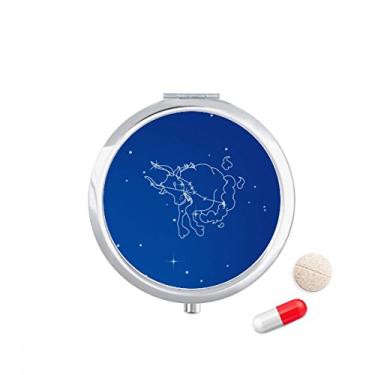 Imagem de Caixa de comprimidos com padrão de constelação de Taurus Star Universe