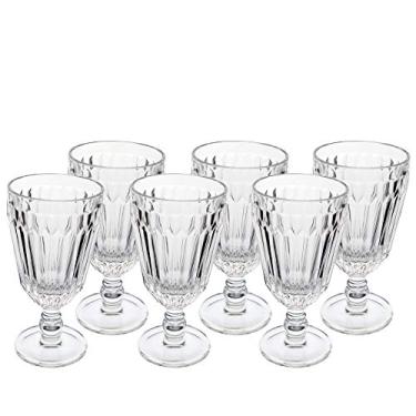 Imagem de Jogo de 6 tacas Bretagne em vidro 330ml A17cm-Transparente - L Hermitage- Full Fit