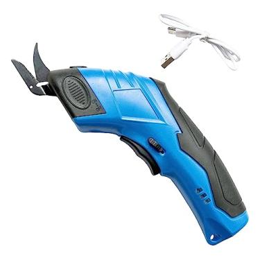 Imagem de Ioensy Tesoura elétrica sem fio máquina de corte de espessura portátil tesoura de pano para papelão papelão artesanato artesanato em couro