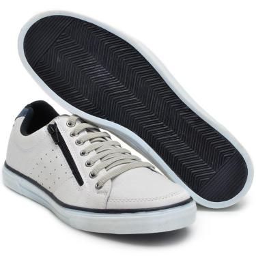 Imagem de Sapatenis Masculino Ziper Cadarço Casual Social Confortável 754