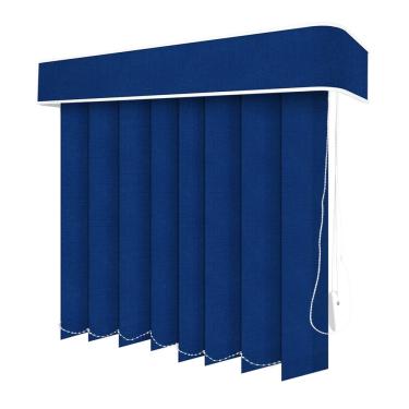 Imagem de Persiana Vertical Azul - 0,60m Larg X 1,20m Alt - Tecido Translúcido - Persianet