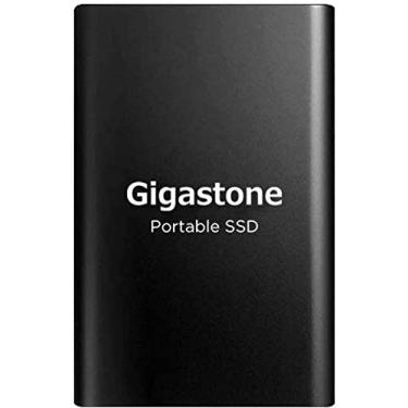 Imagem de Gigastone SSD externo de 1 TB, unidade de estado sólido portátil 3D NAND, velocidade de leitura de até 550 MB/s, USB 3.1 tipo C para PC Mac Windows Linux PS4 Xbox One e Smart TV